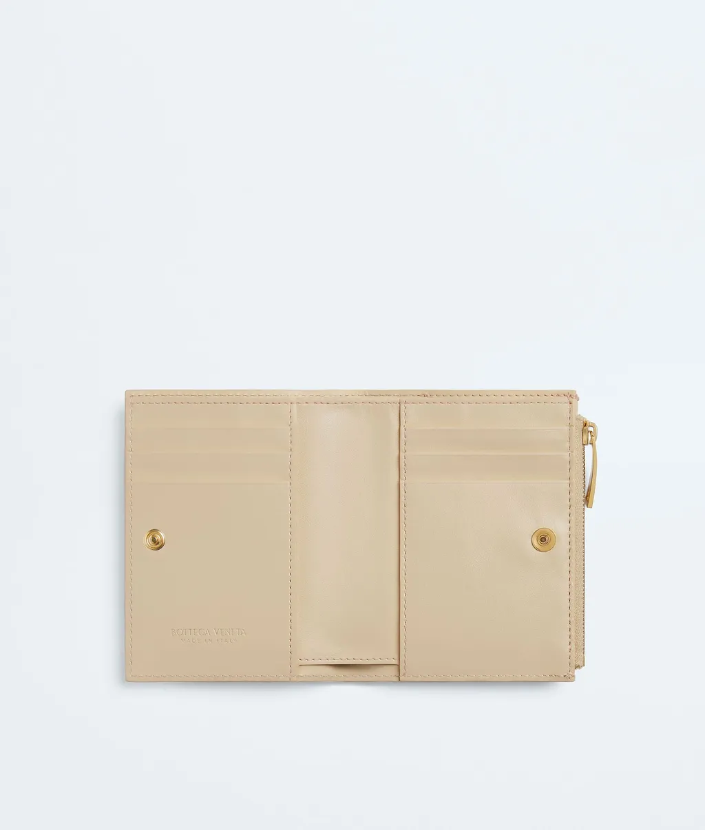 Intrecciato Small Bi-Fold Wallet