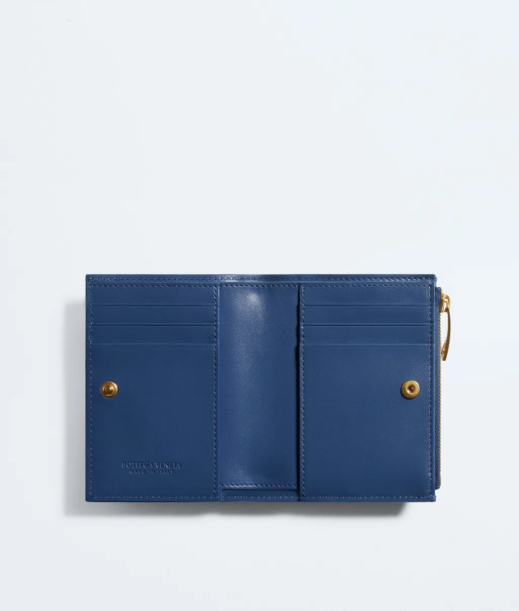 Intrecciato Small Bi-Fold Wallet
