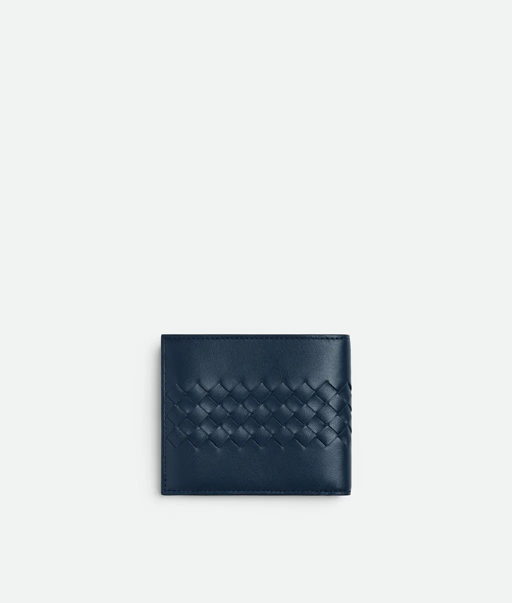 Intrecciato Piccolo Bi-Fold Wallet With Coin Purse