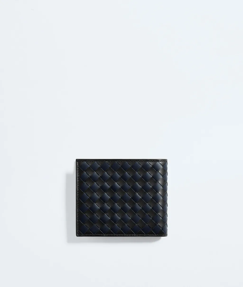 Intrecciato Piccolo Bi-Fold Wallet With Coin Purse