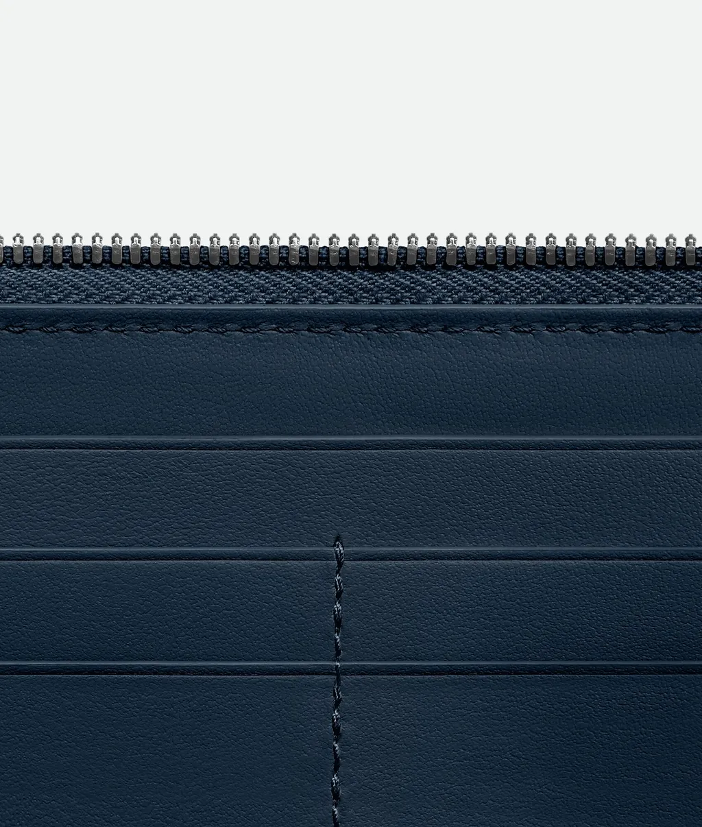 Intrecciato Piccolo Zip Around Wallet