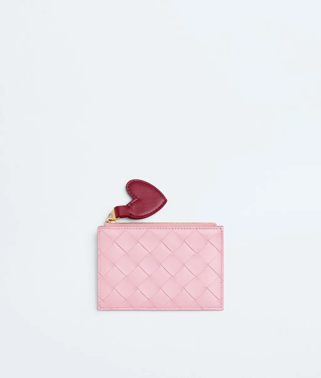 Intrecciato Zipped Card Case
