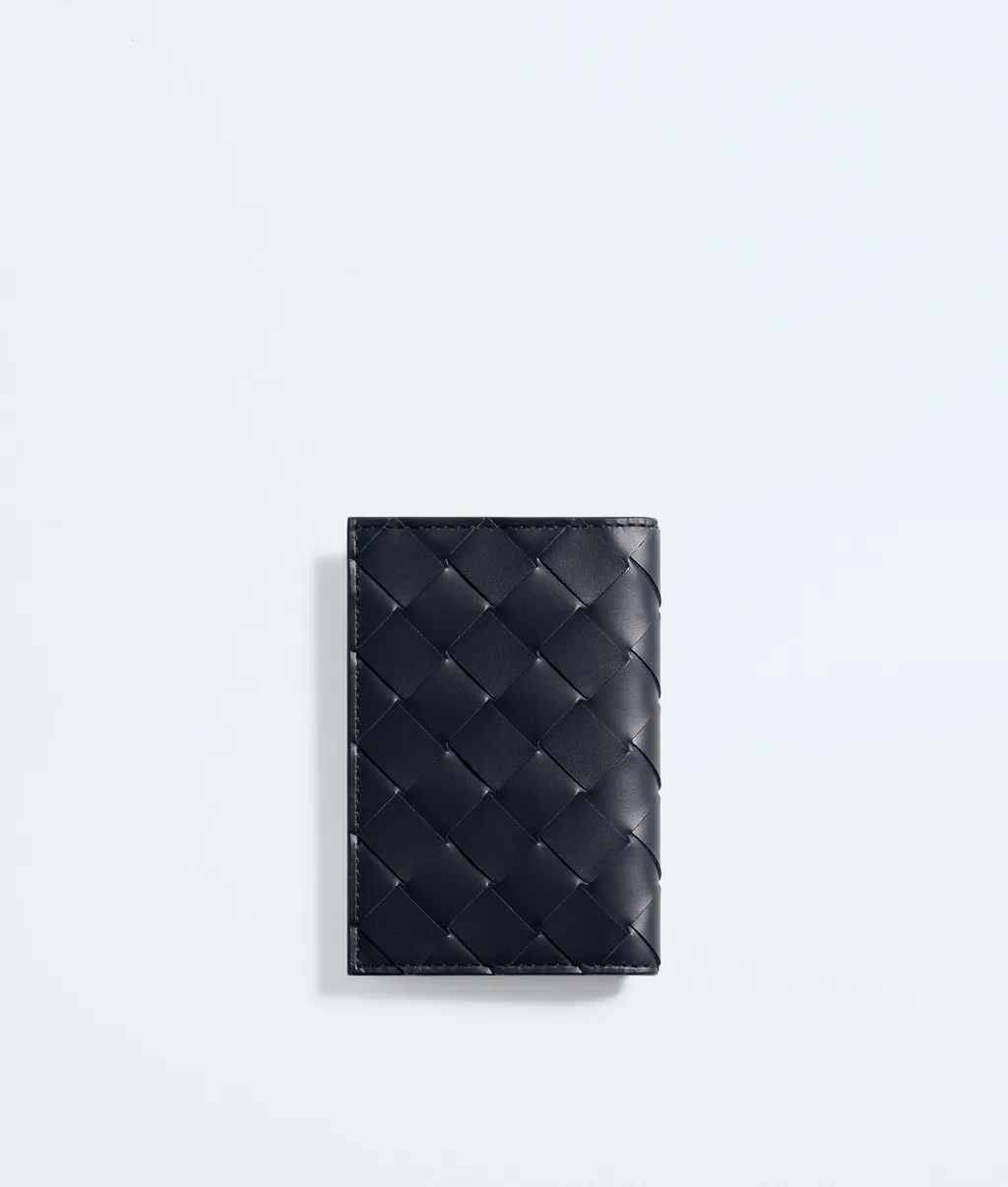 Intrecciato Flap Card Case