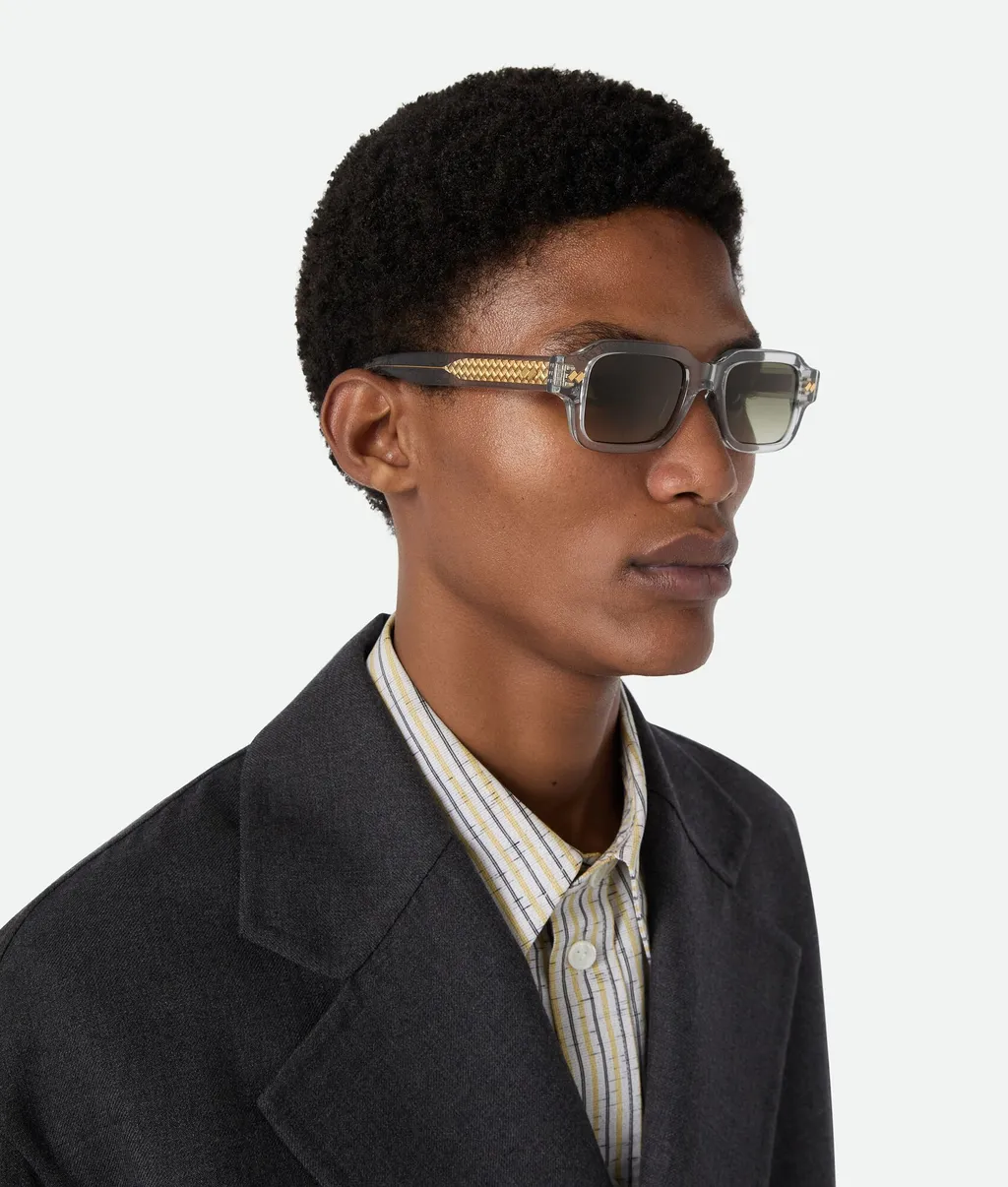 Intrecciato Rectangular Sunglasses