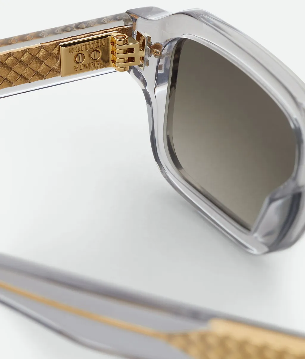 Intrecciato Rectangular Sunglasses