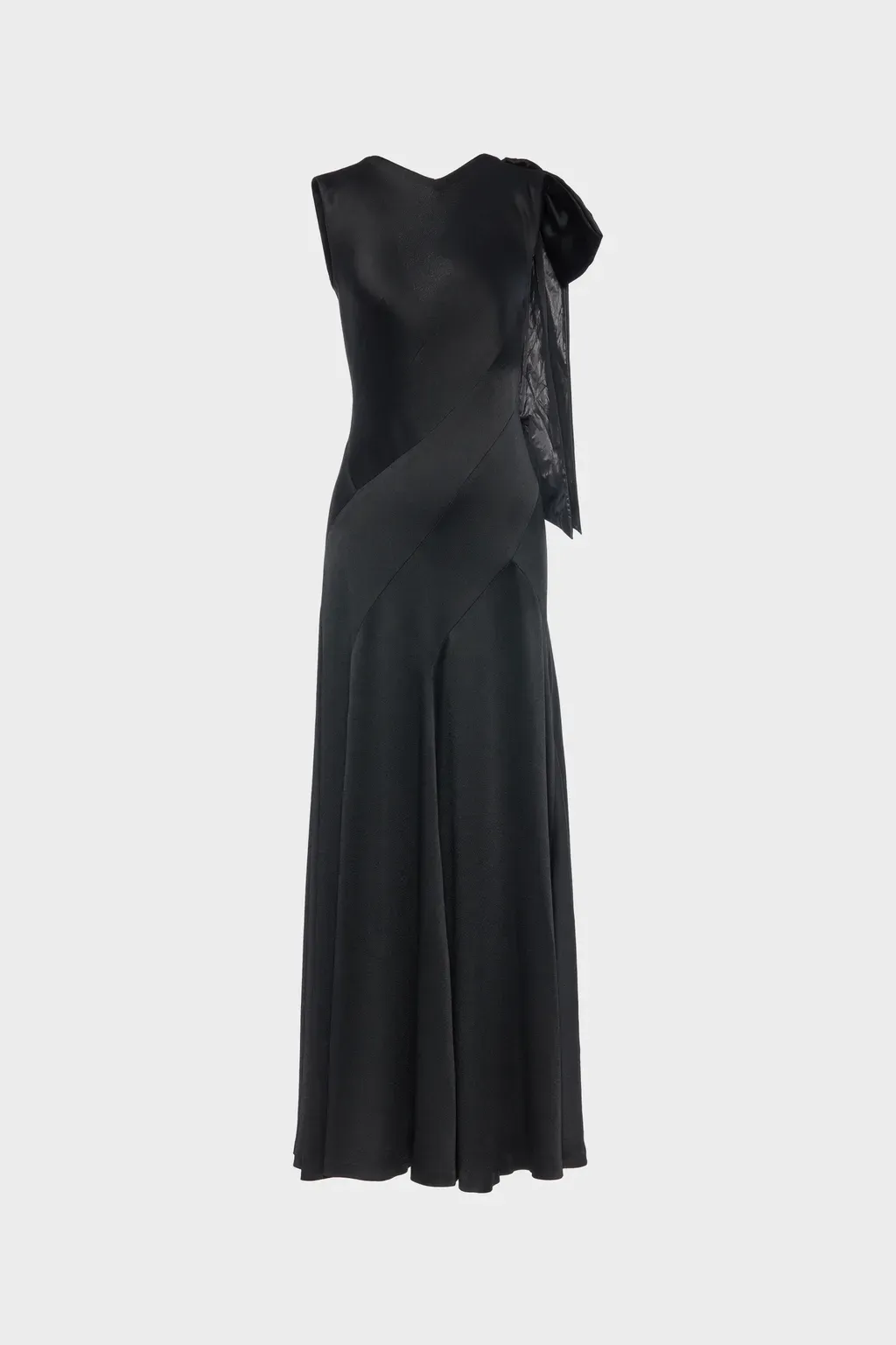 Bias-Cut Evening Gown