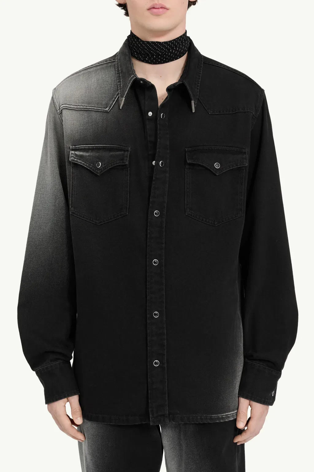 Black Denim Shirt