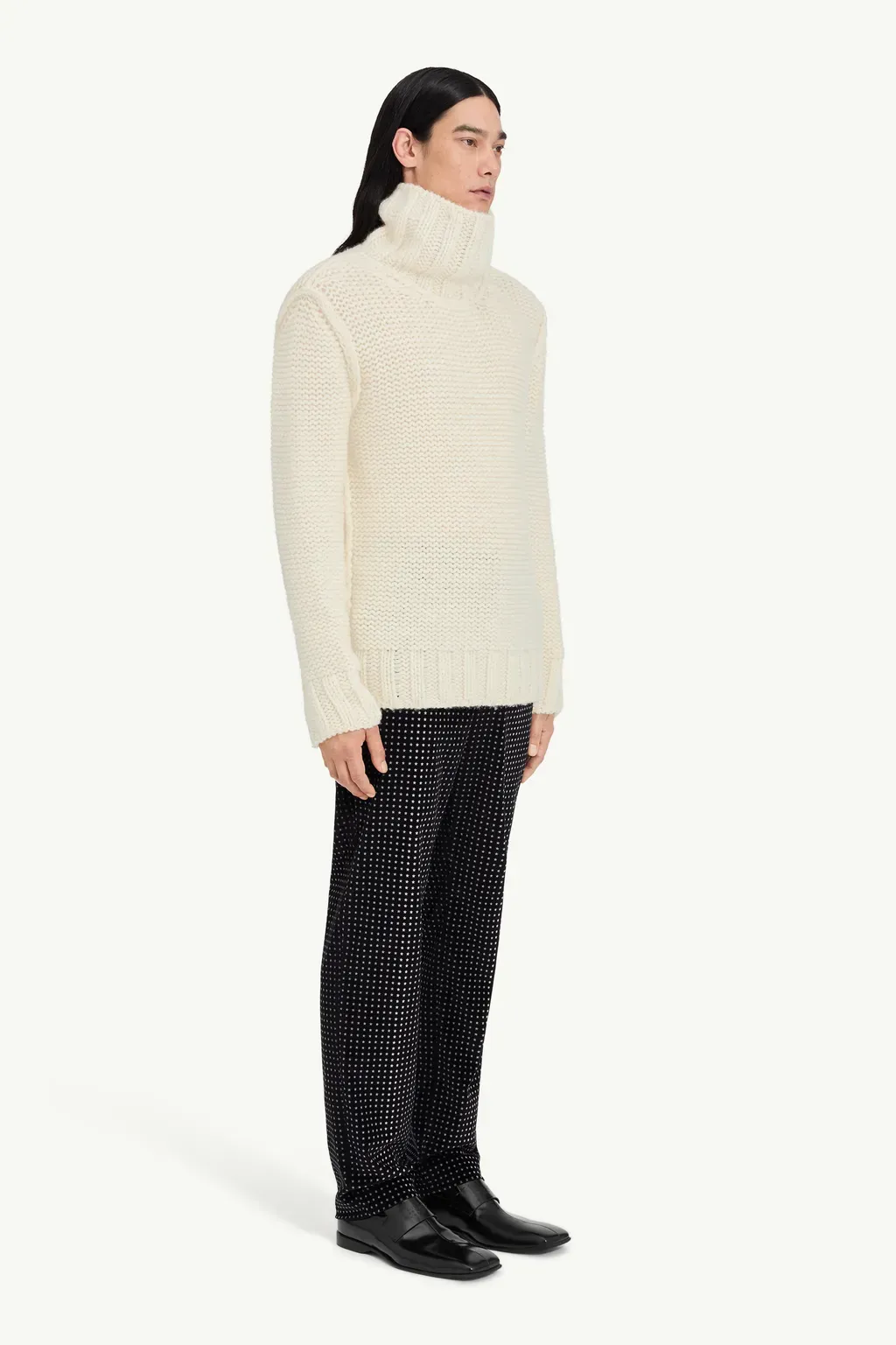 Chunky Wool Turtleneck Jumper