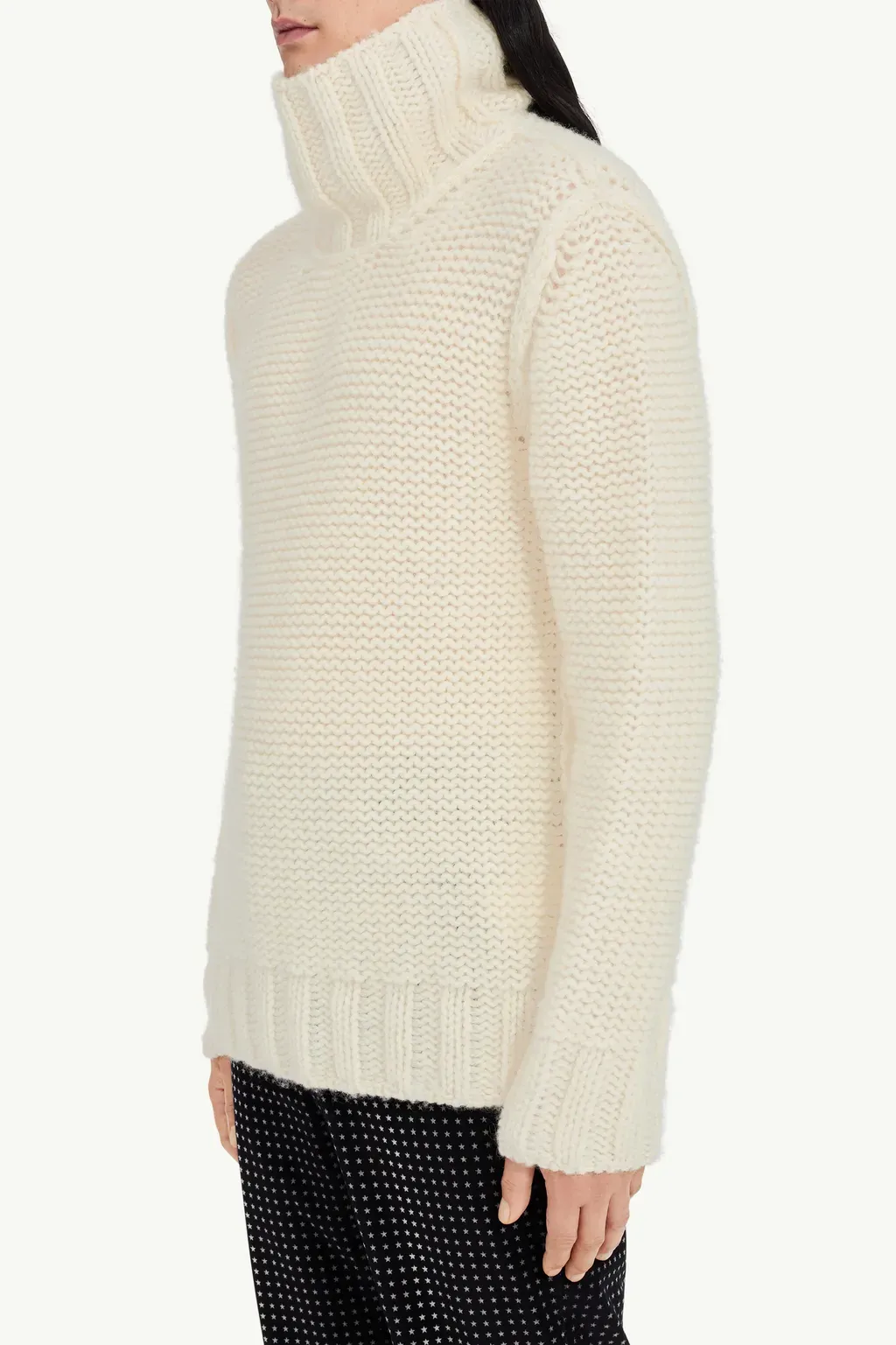 Chunky Wool Turtleneck Jumper