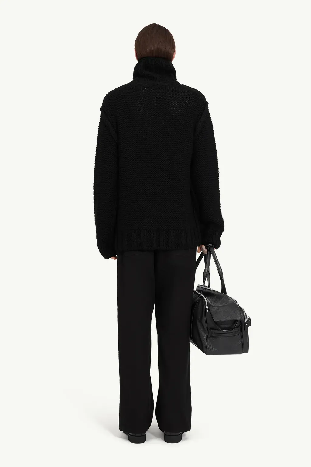 Chunky Wool Turtleneck Jumper