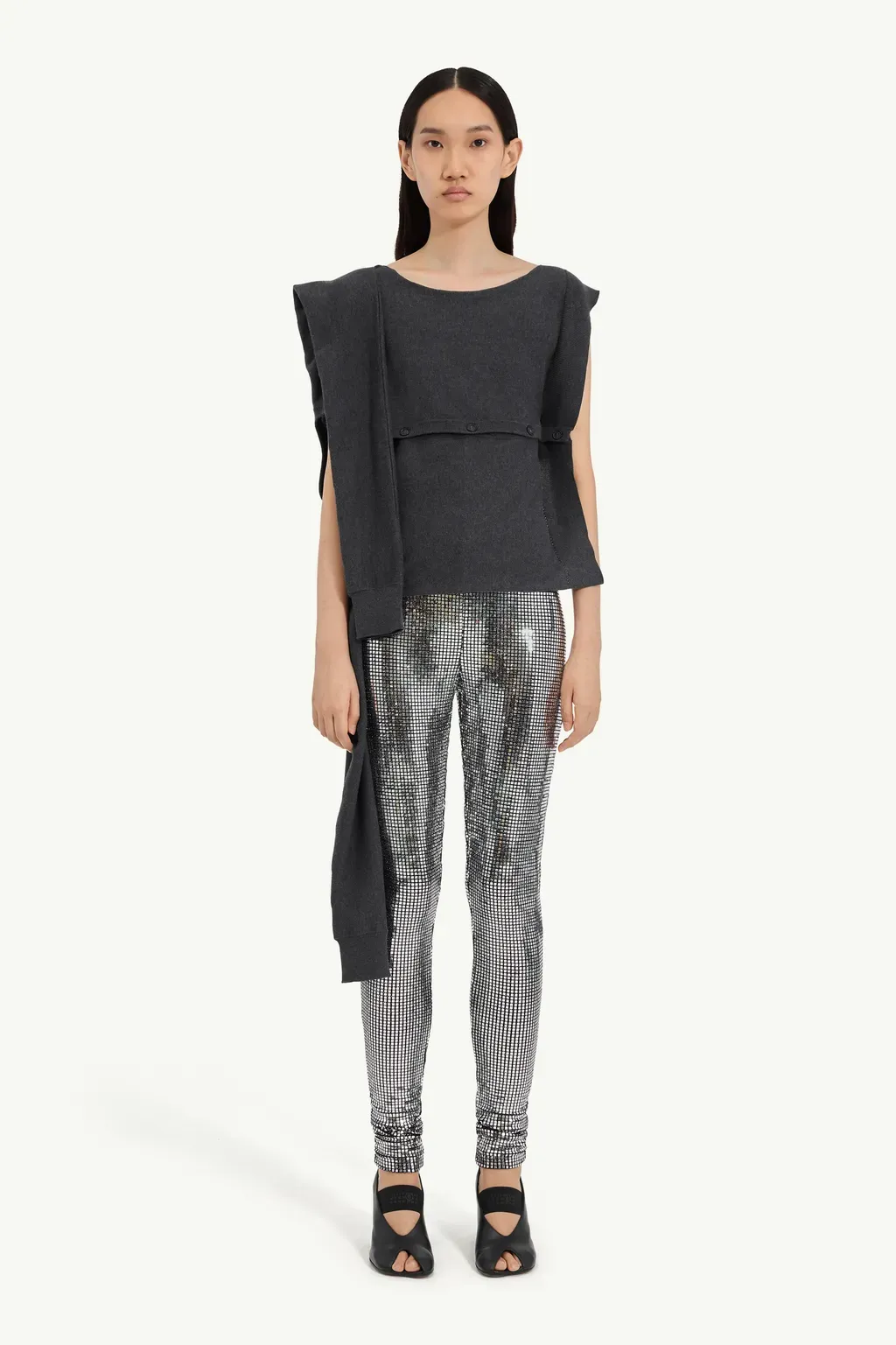 Convertible Sideways Knit Top