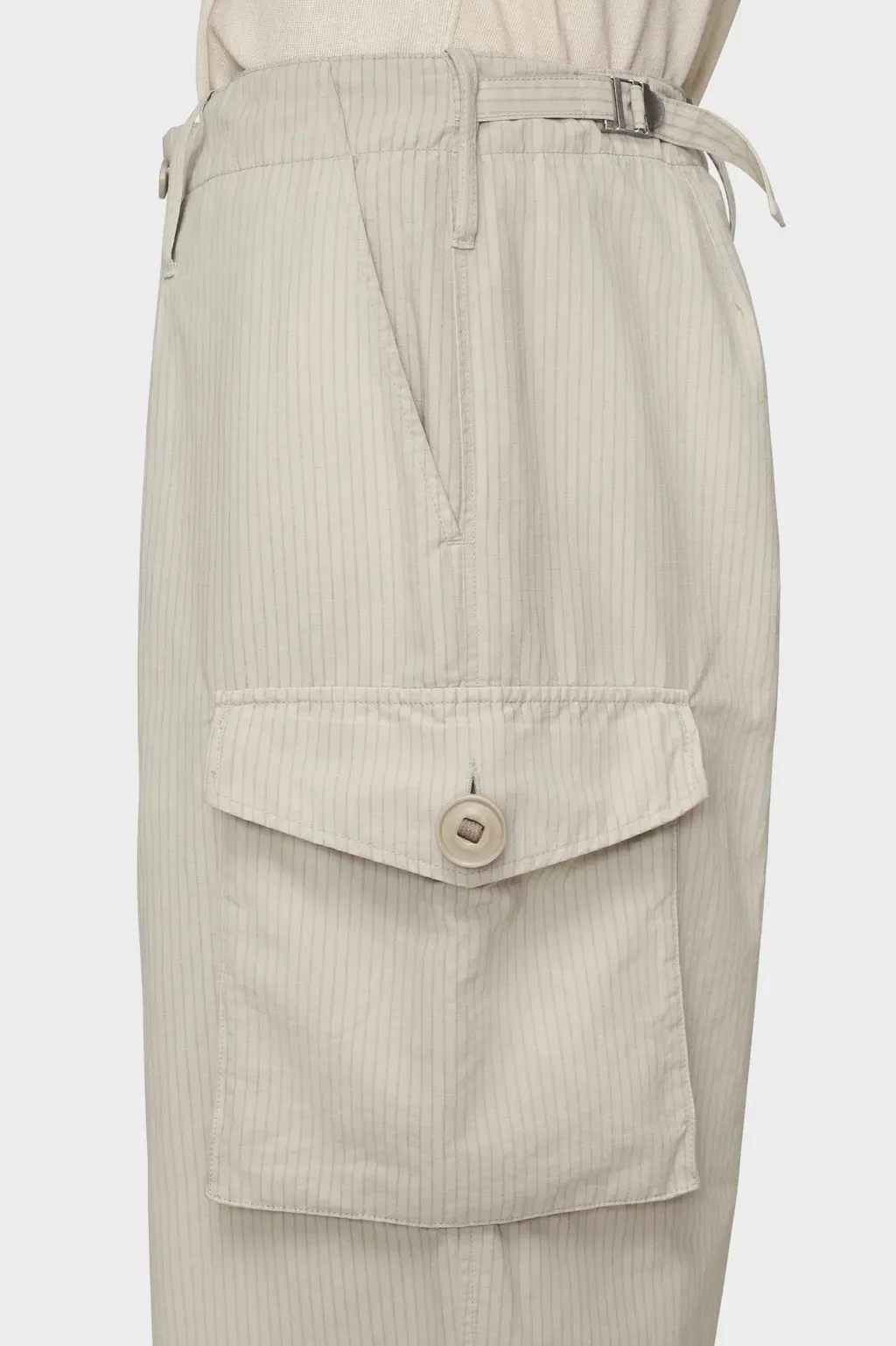 Cotton-Blend Cargo Trousers