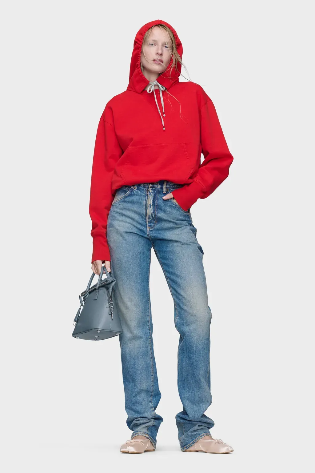 Cotton Hooded Sweatshirt