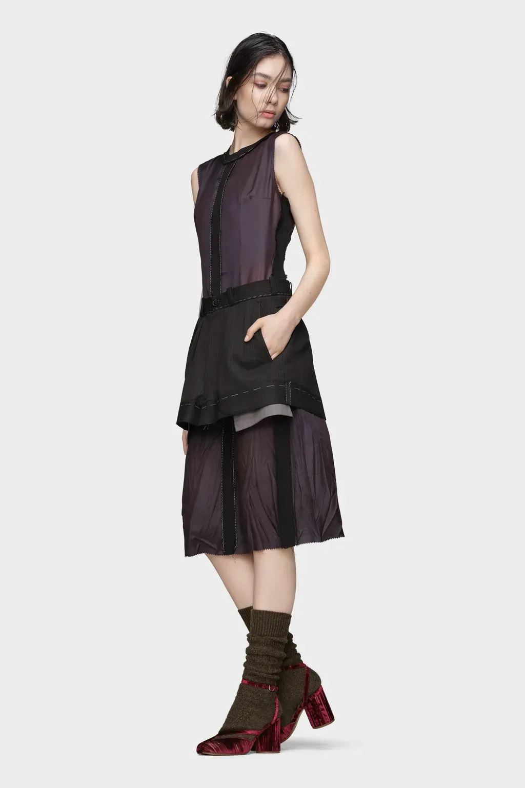 Decortiqué Midi Dress