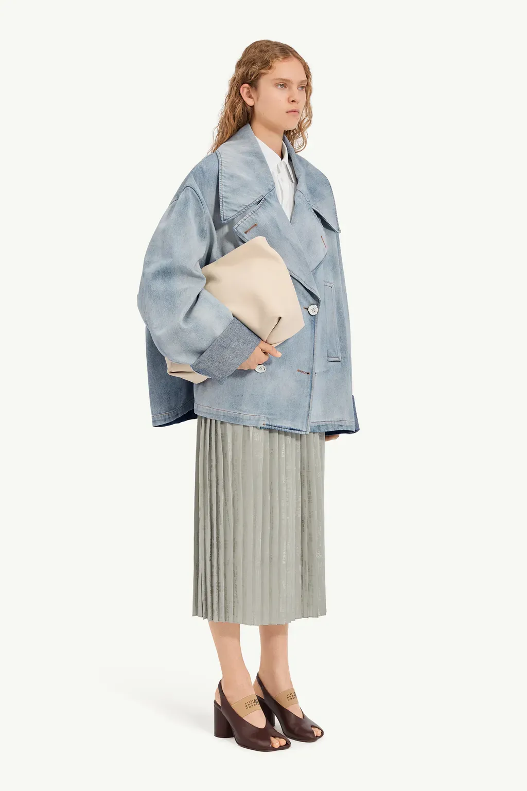Denim Peacoat