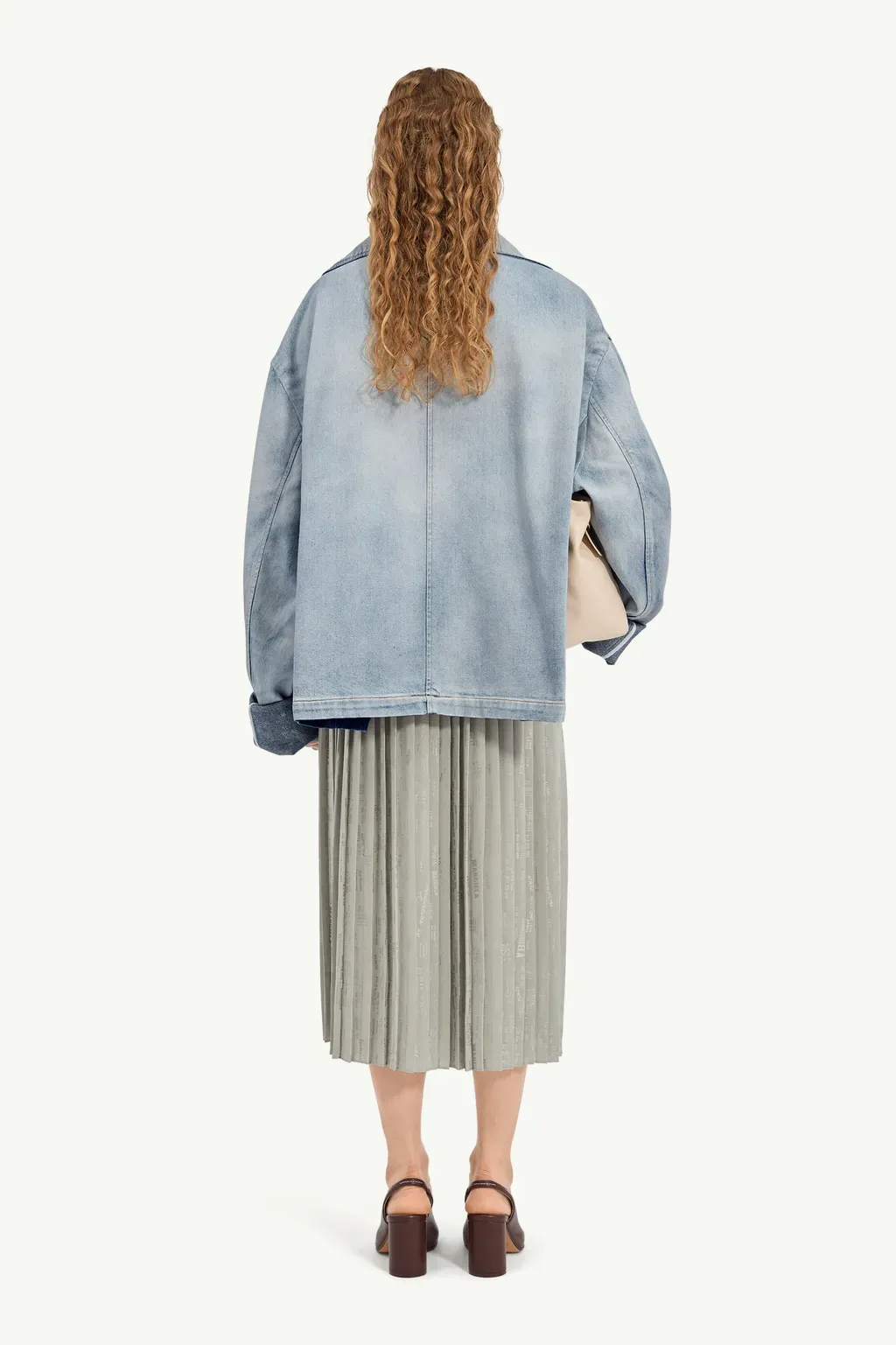 Denim Peacoat
