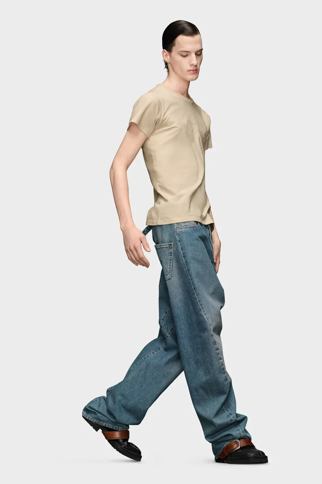 Diagonal Seam Jeans