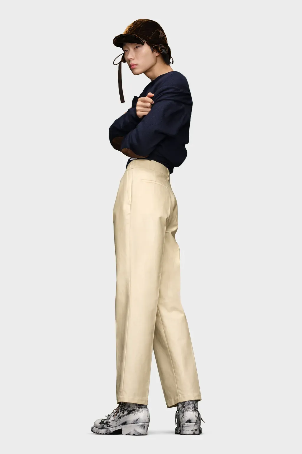 Elbow Patch Wool Cardigan