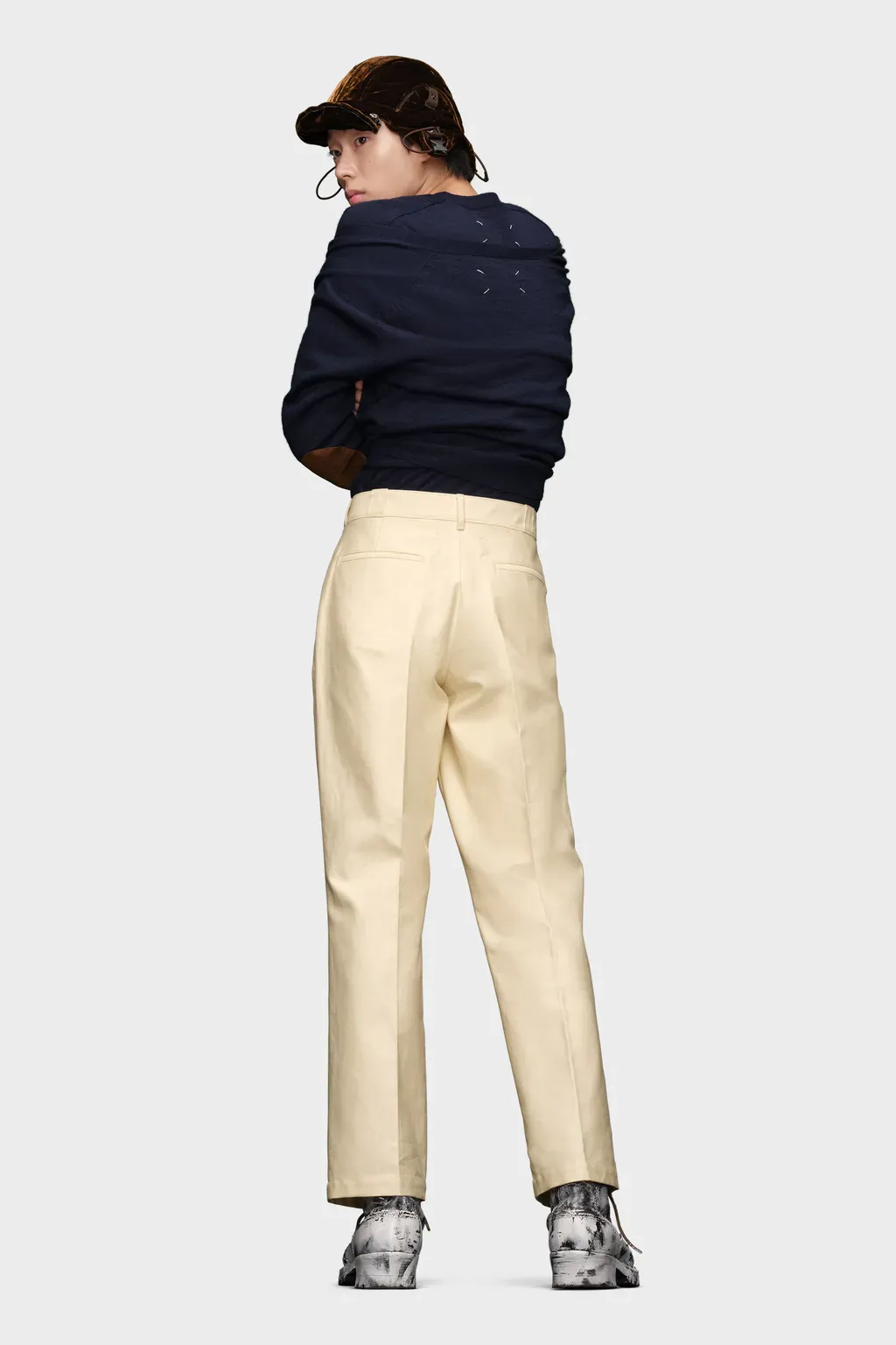 Elbow Patch Wool Cardigan