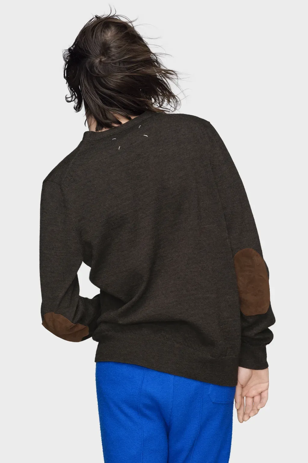 Elbow Patch Wool Cardigan