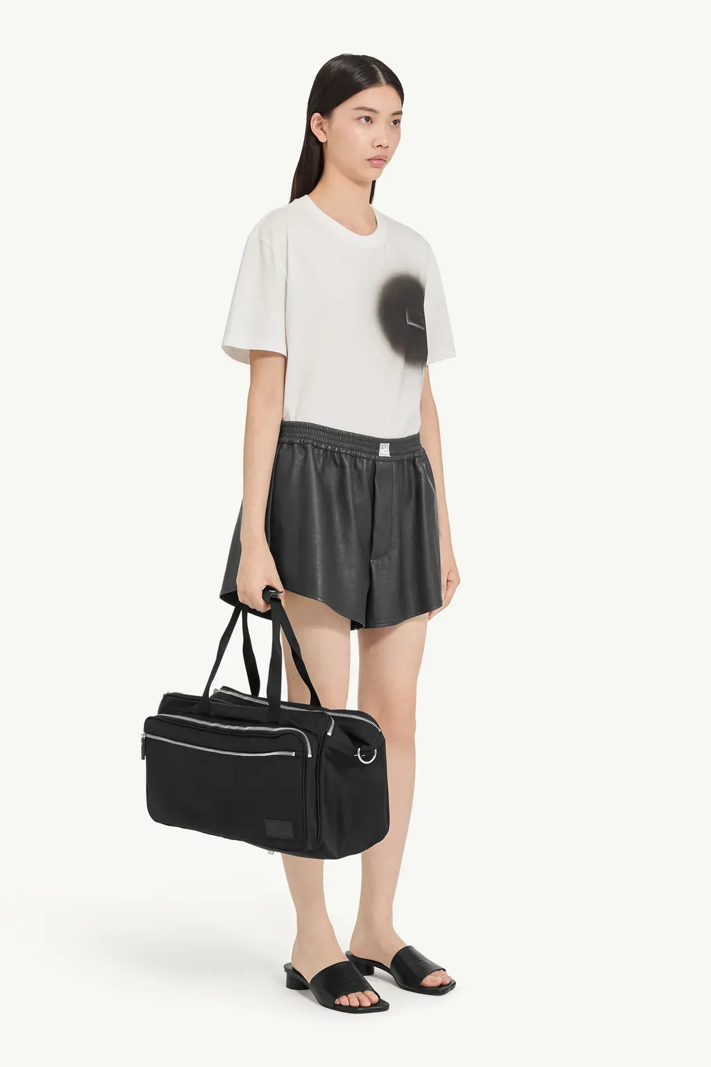 Faux Leather Shorts