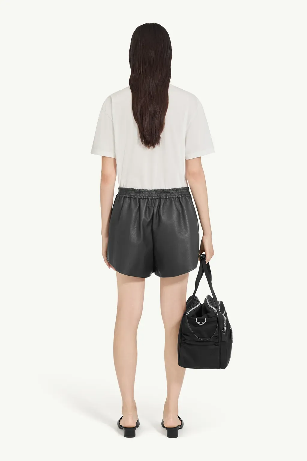 Faux Leather Shorts