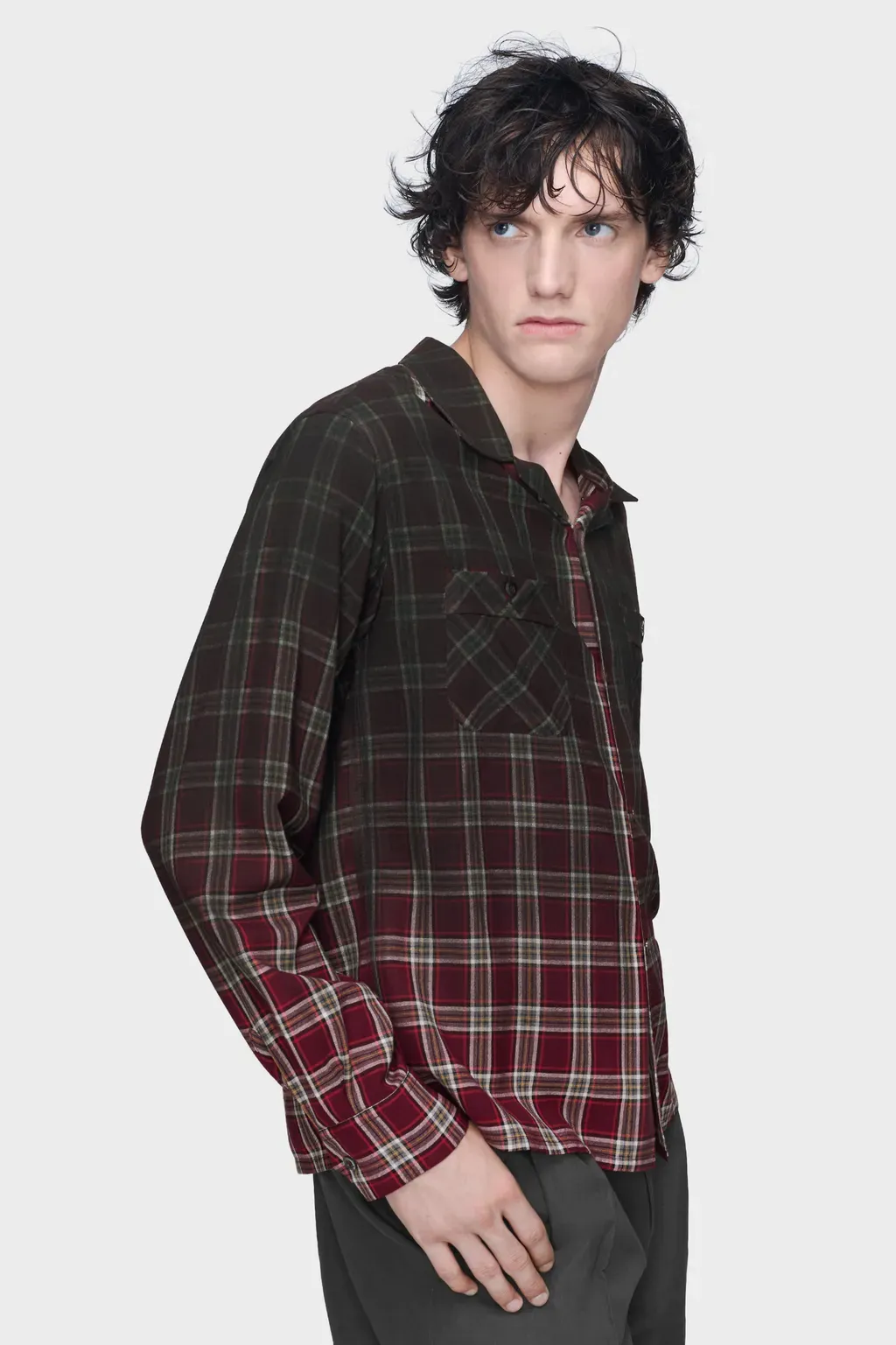 Gradient Check Shirt