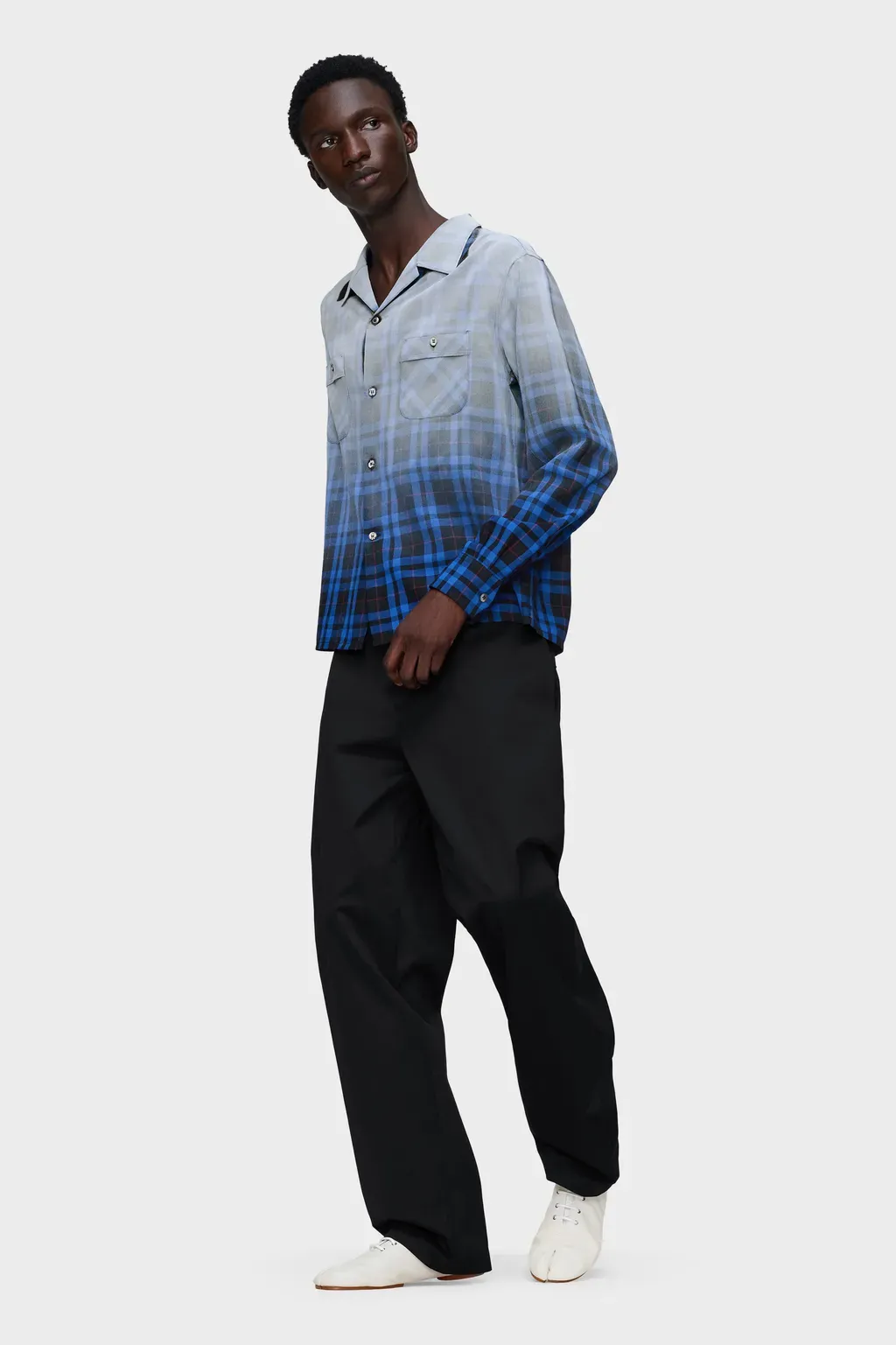 Gradient Check Shirt