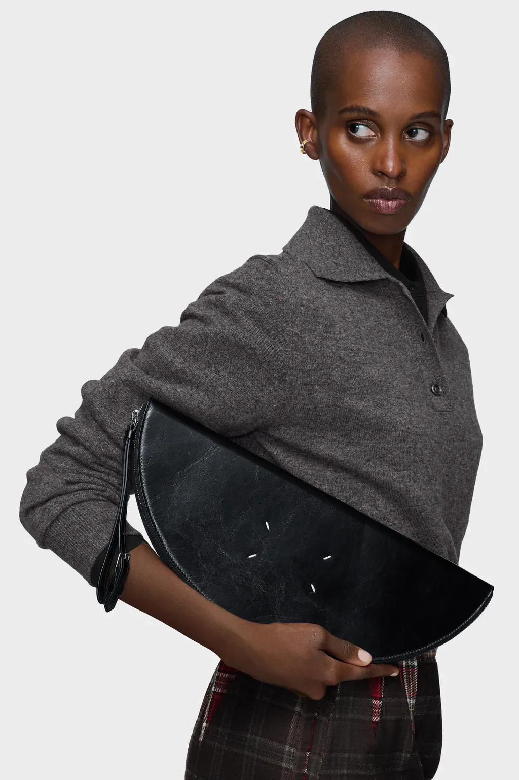 Halfmoon Leather Pouch