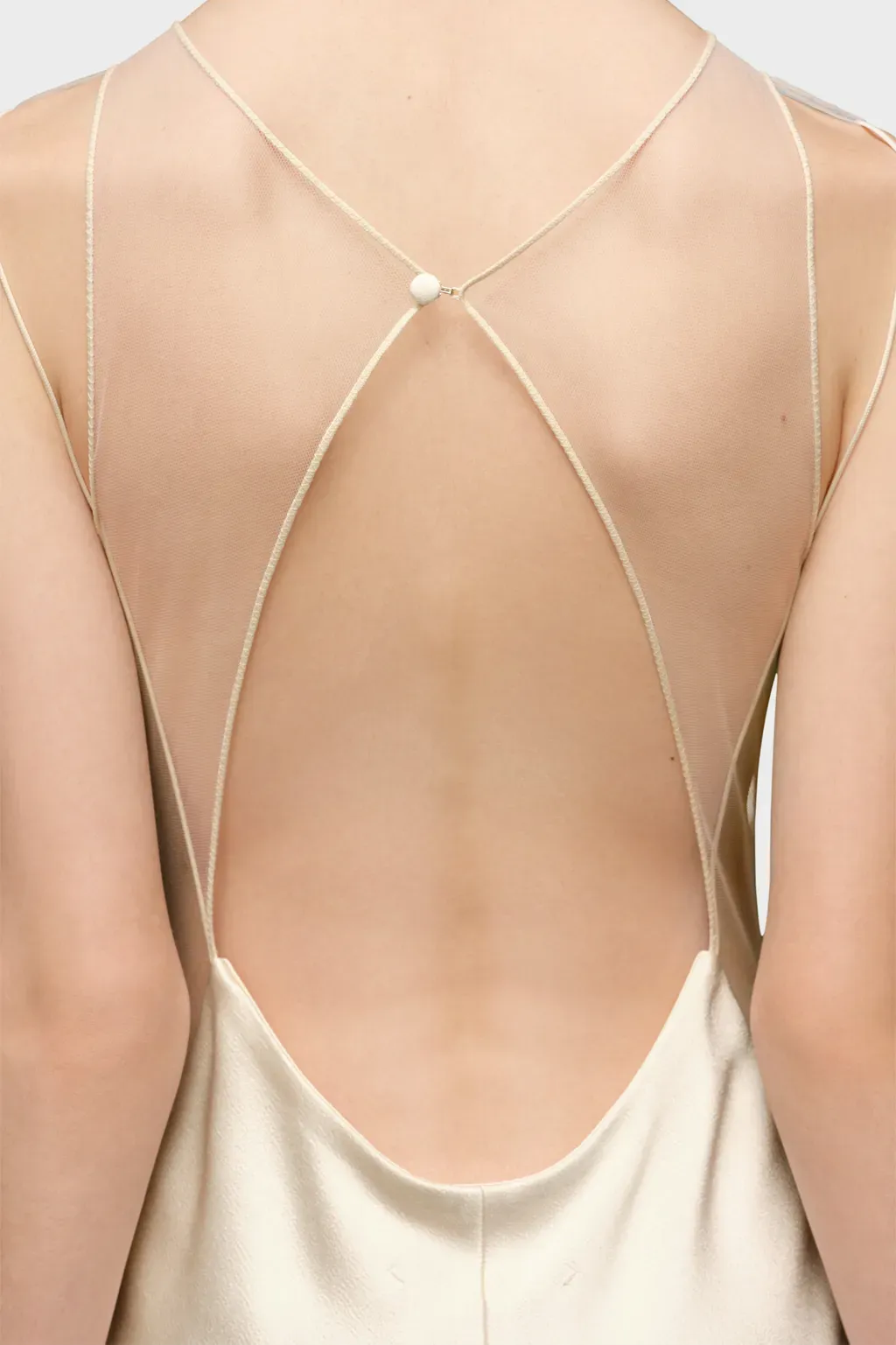 Hammered Satin Gown
