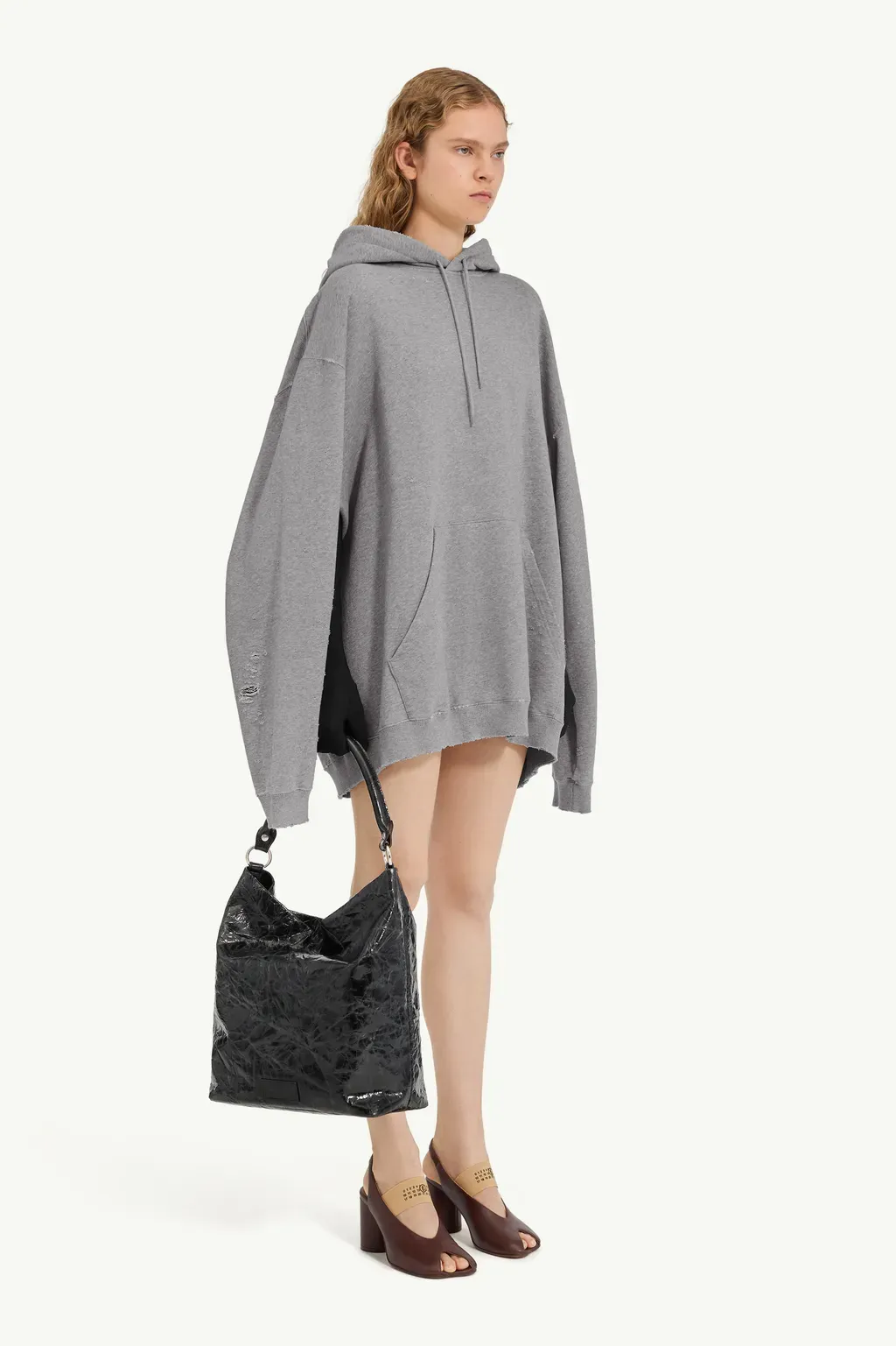 Hooded Sweatshirt With Gloves