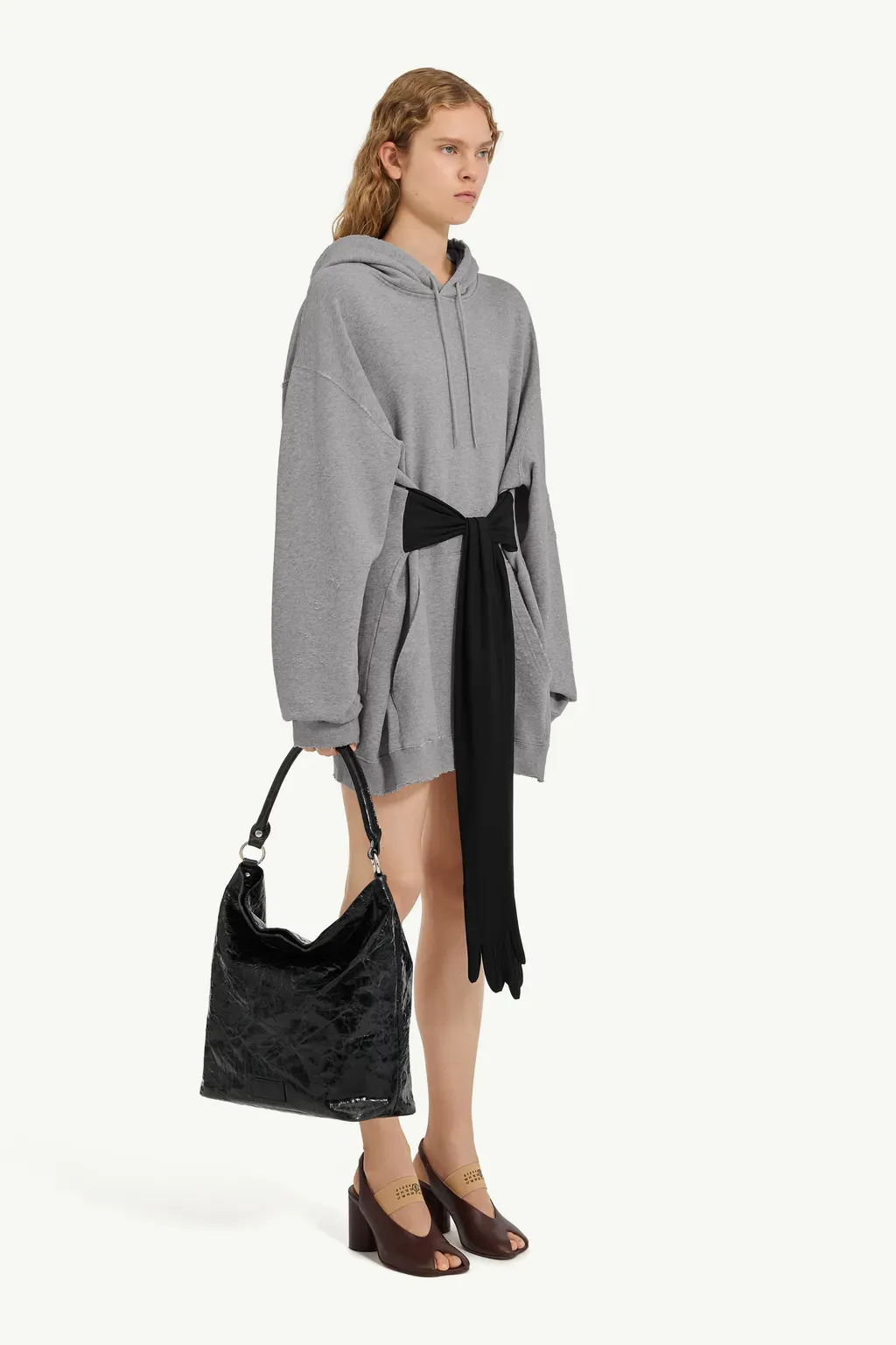 Hooded Sweatshirt With Gloves