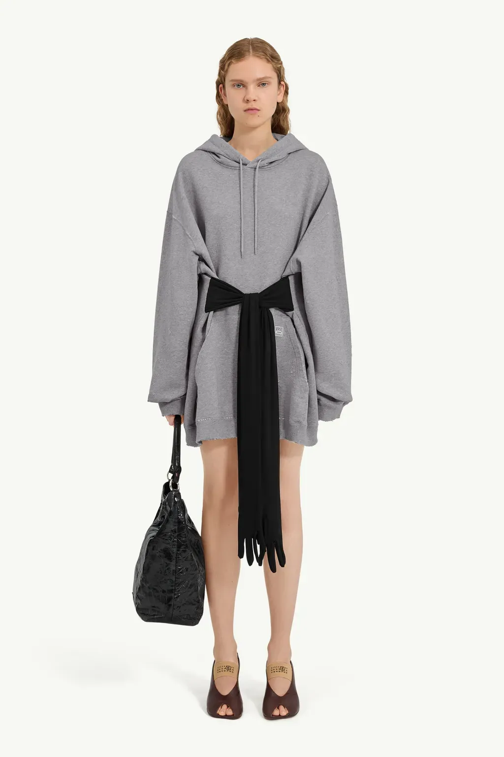 Hooded Sweatshirt With Gloves