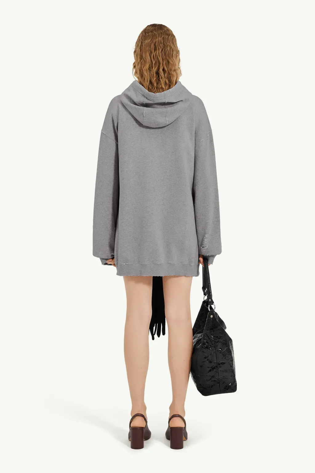 Hooded Sweatshirt With Gloves