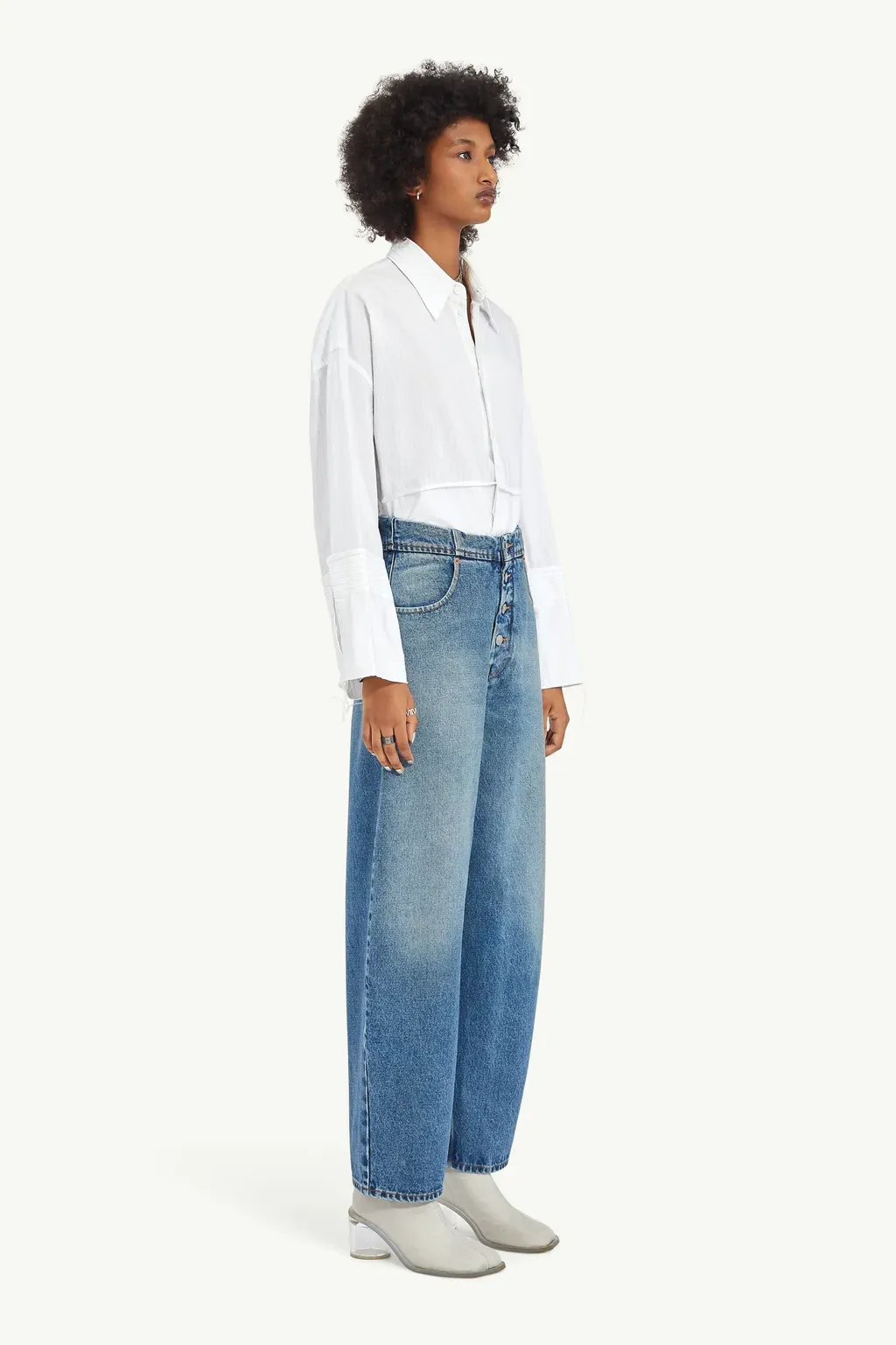 Light Blue Denim Trousers