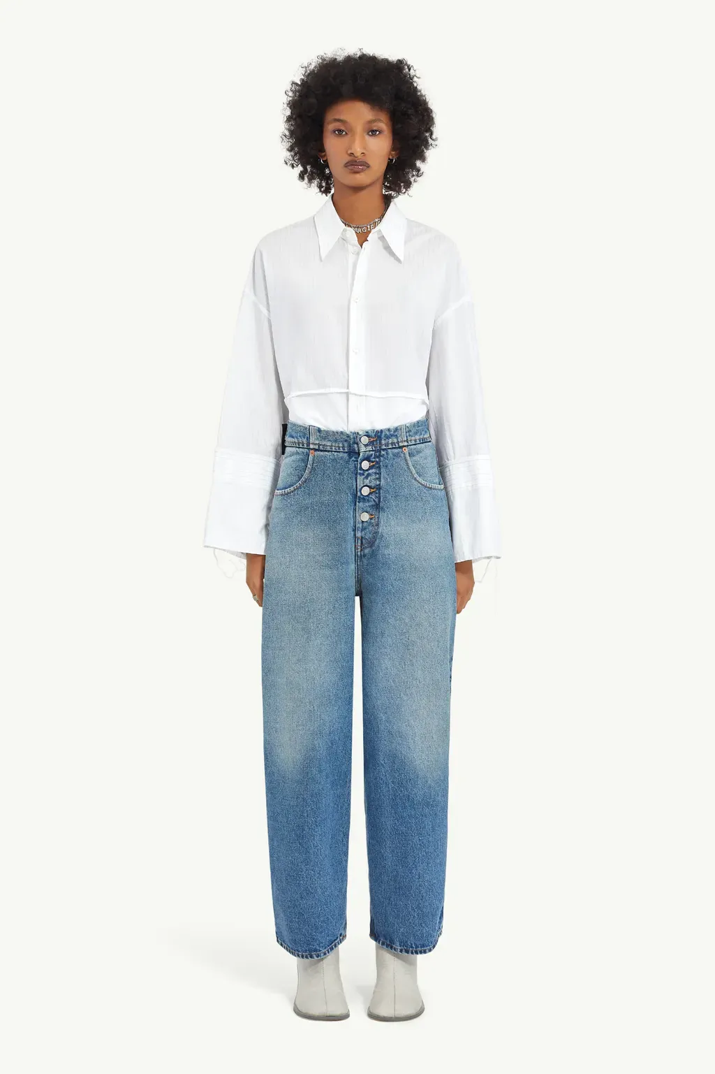 Light Blue Denim Trousers