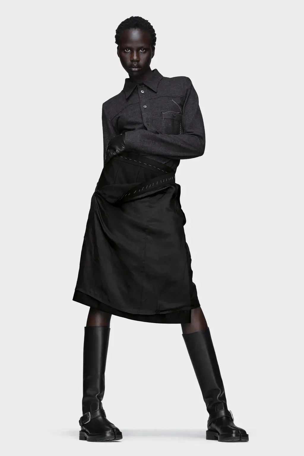 Long-Sleeved Dress
