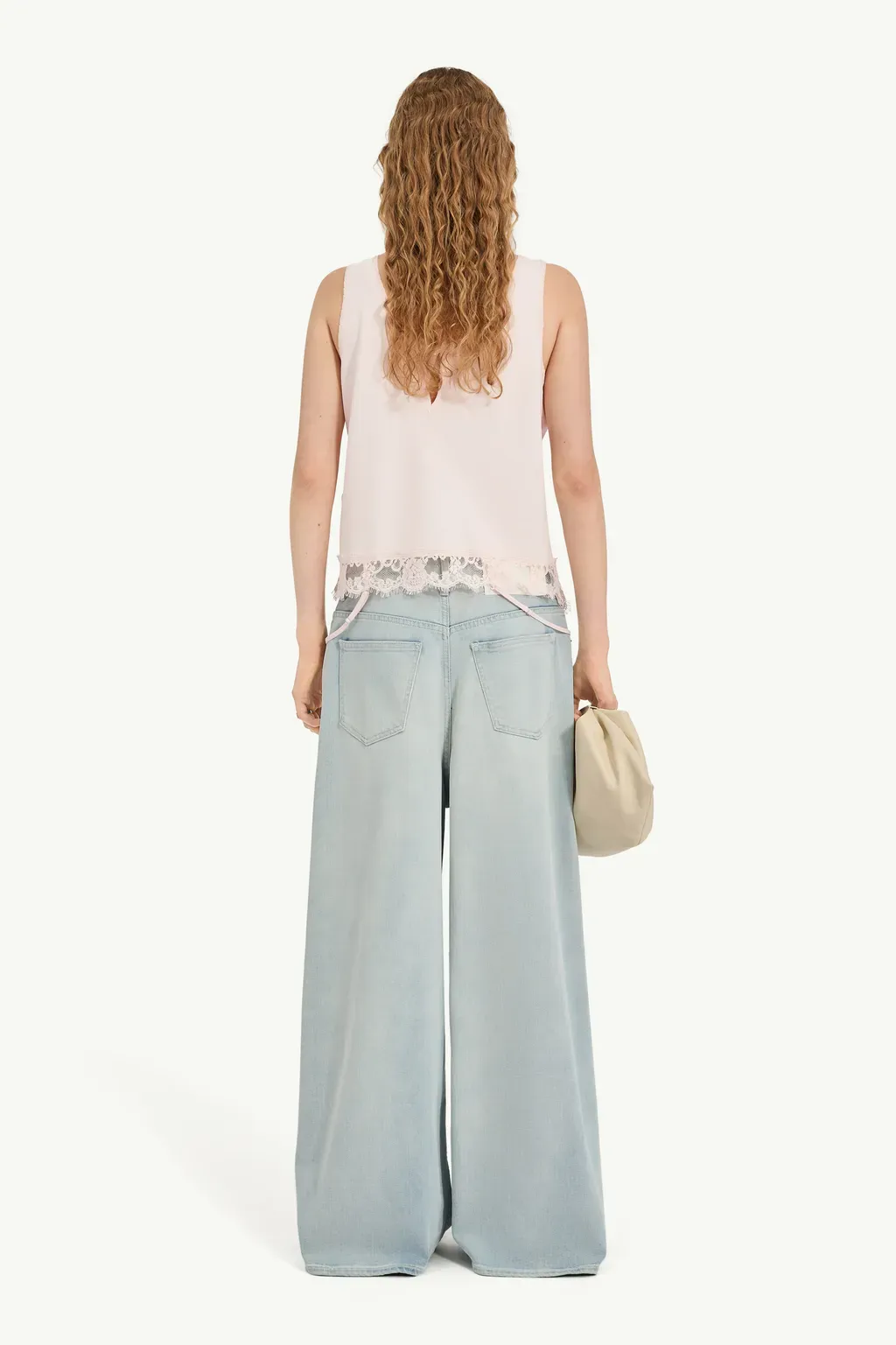 Mirrored Lace Slip Top