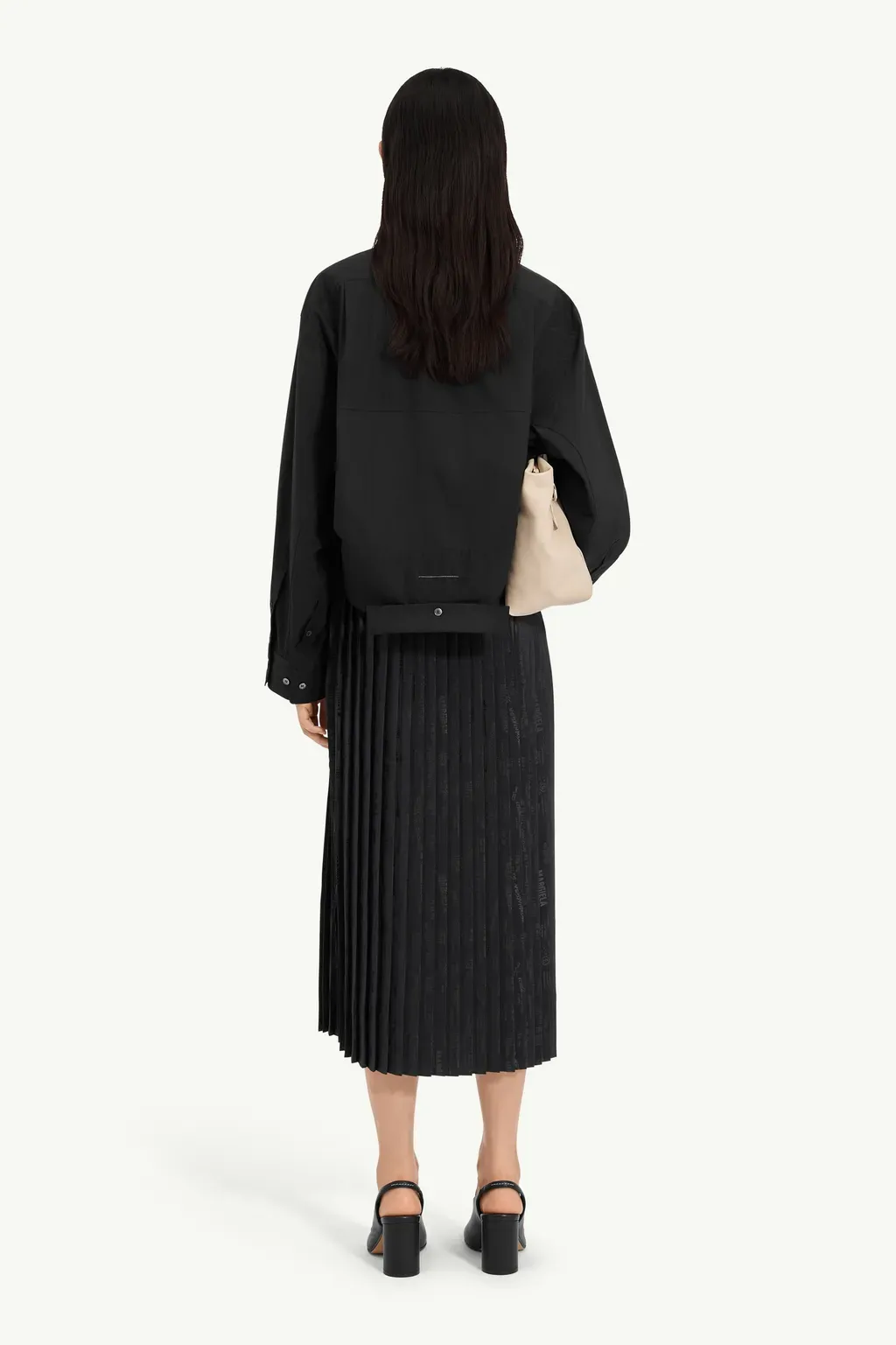 Mirrored Cotton Poplin Shirt