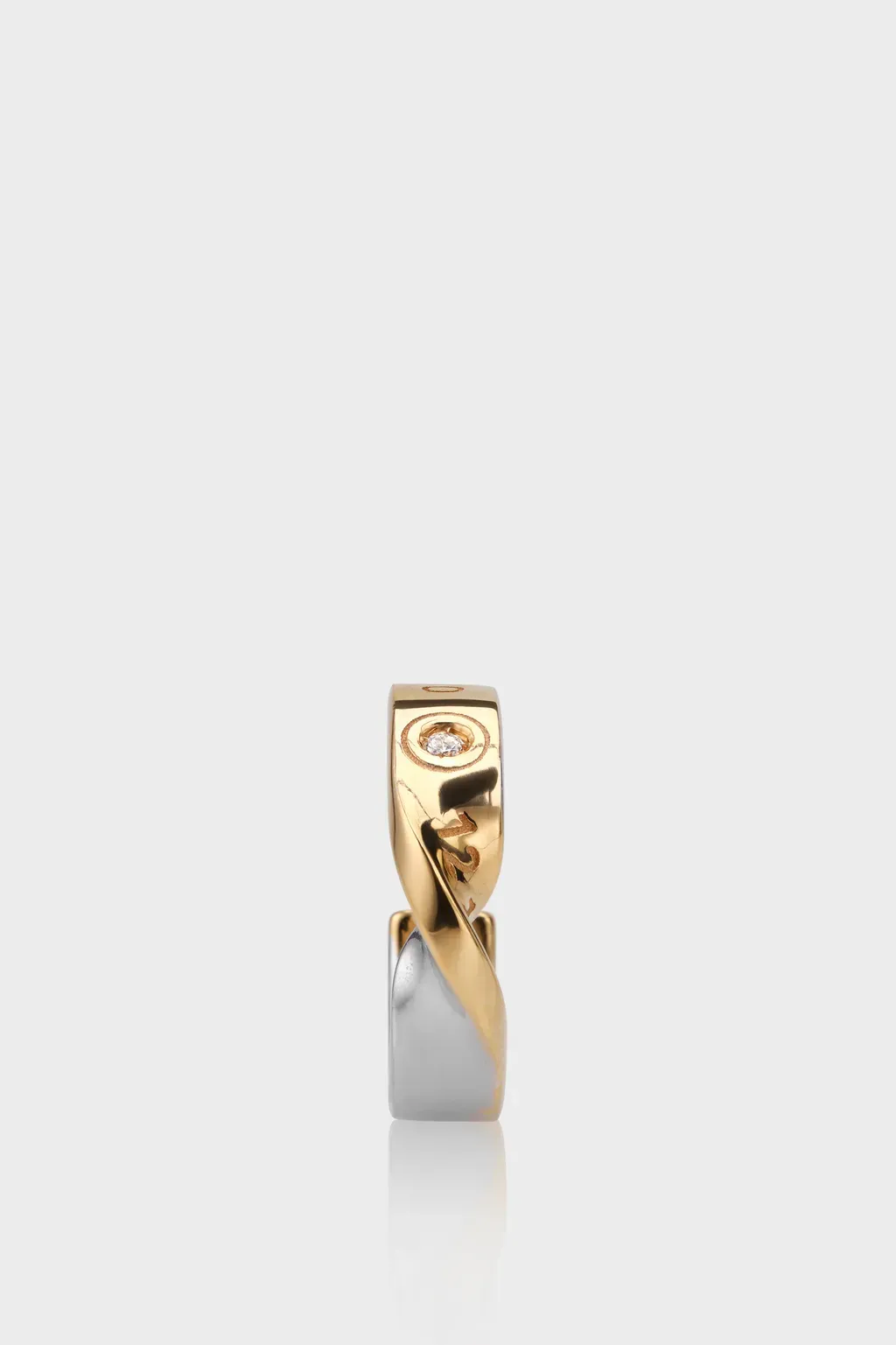 Numeric Diamond Ear Cuff