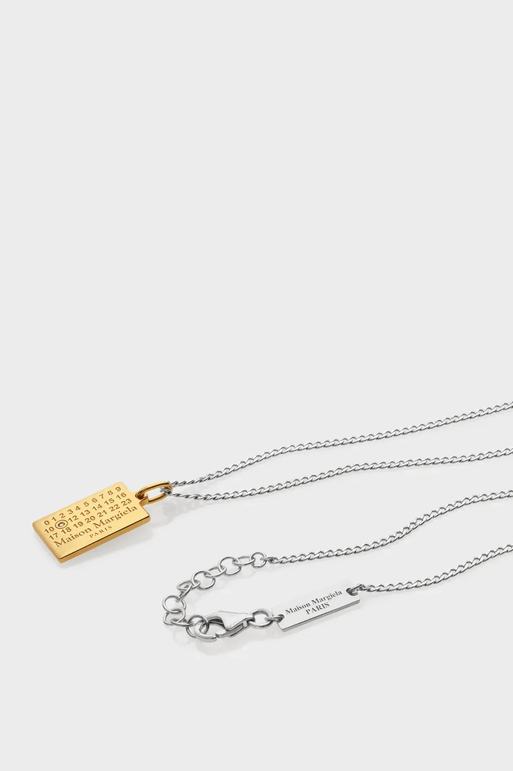 Numeric Diamond Pendant Necklace