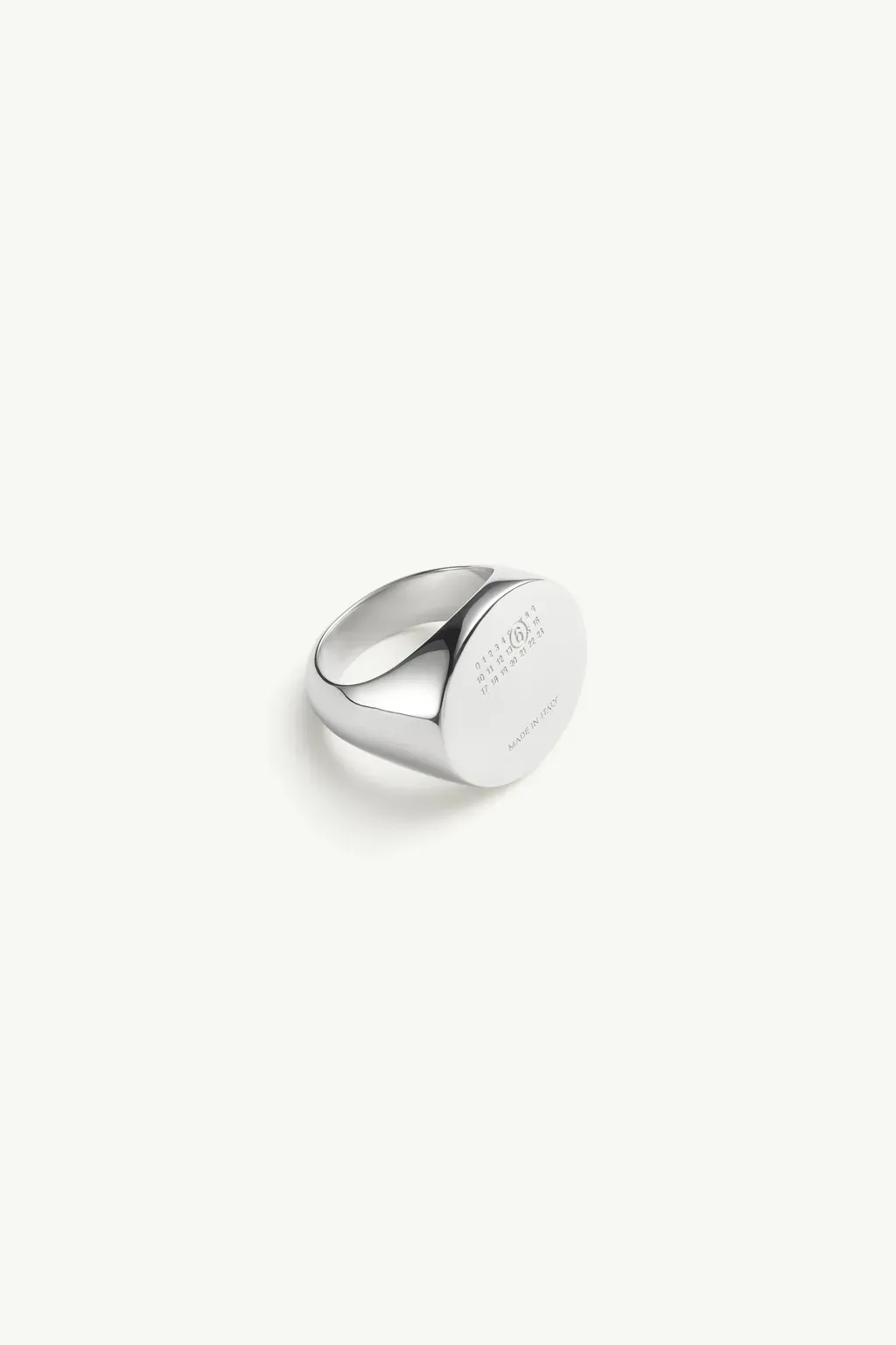 Numeric Oval Ring