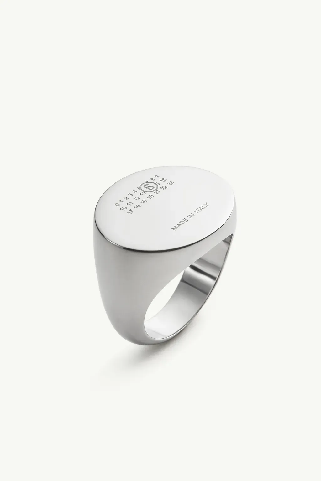 Numeric Oval Ring