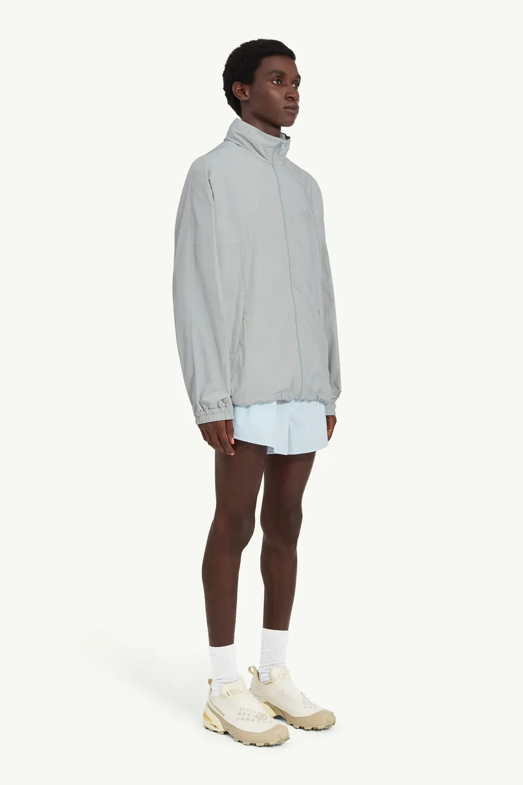 Nylon Windbreaker Jacket