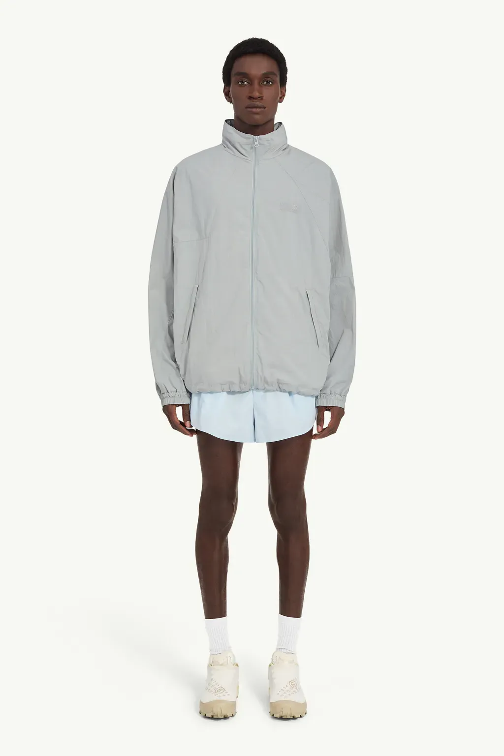 Nylon Windbreaker Jacket