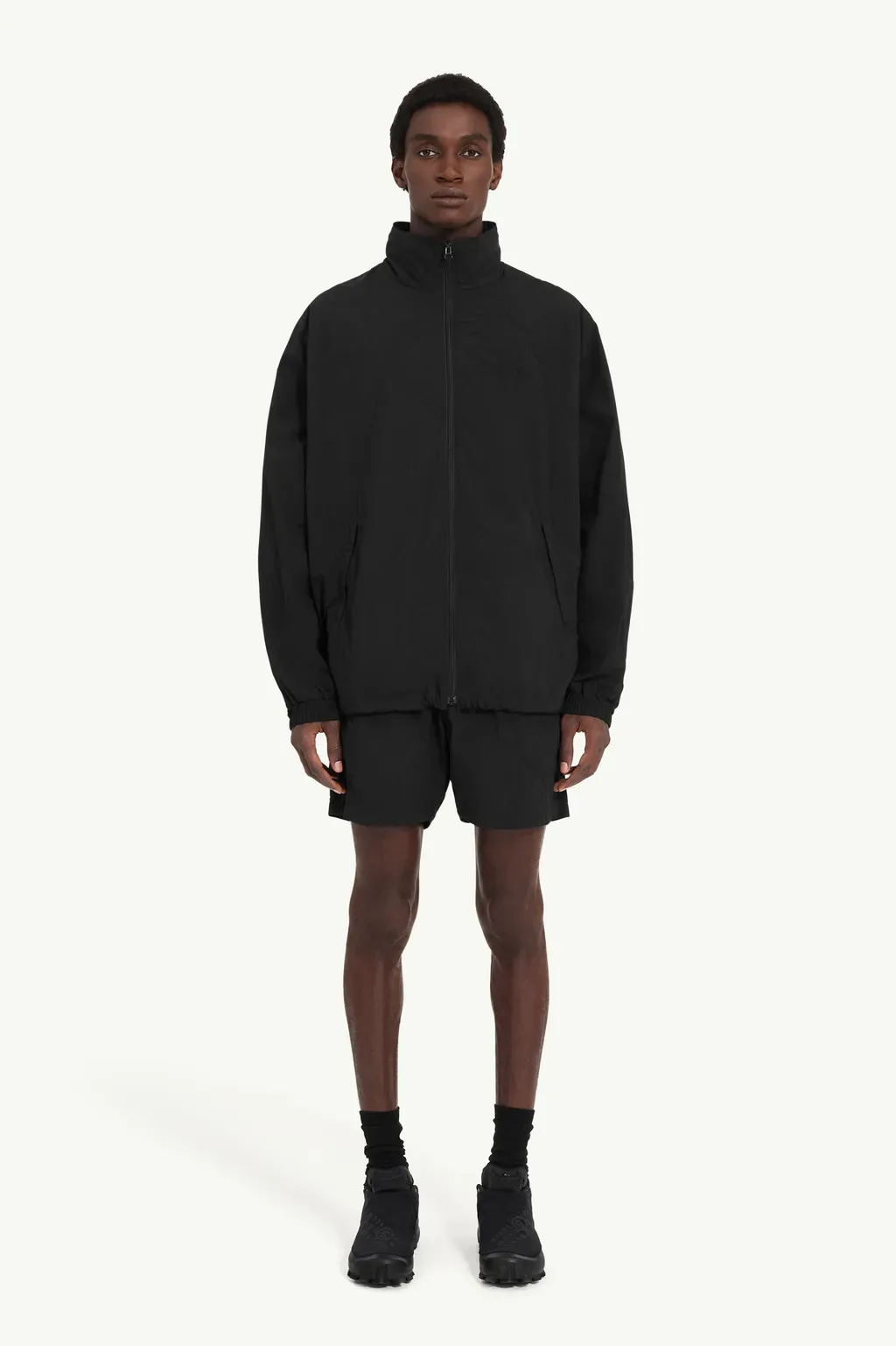 Nylon Windbreaker Jacket