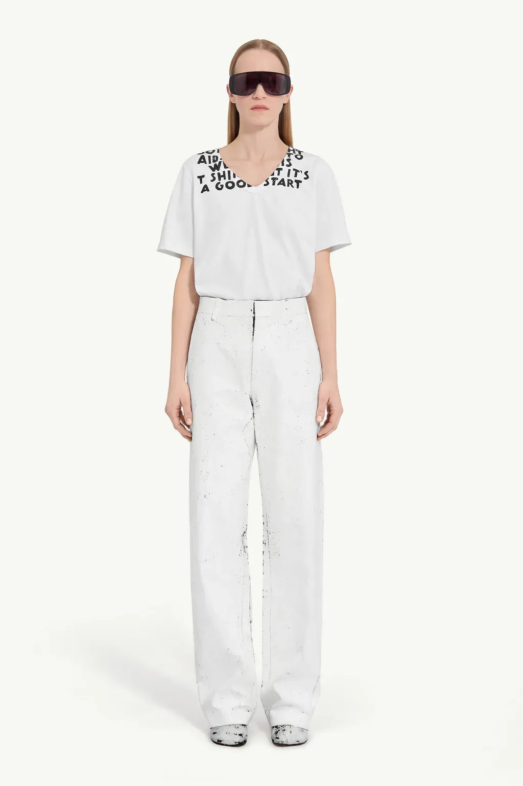 Painted Tailored Trousers