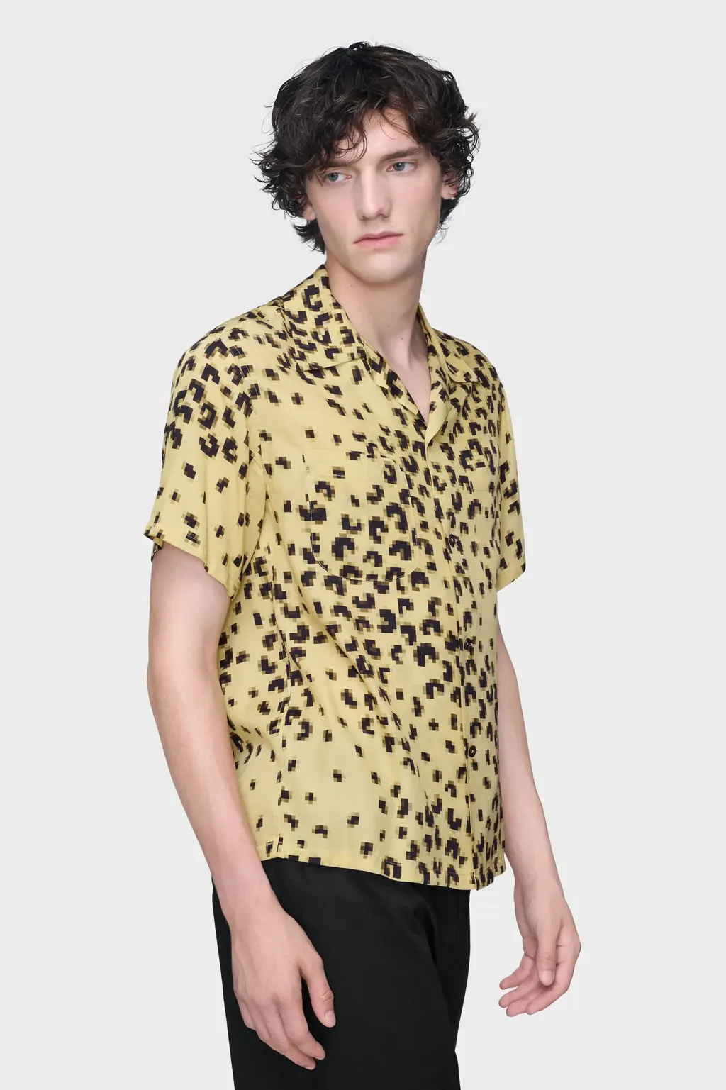 Pixel Leopard Shirt