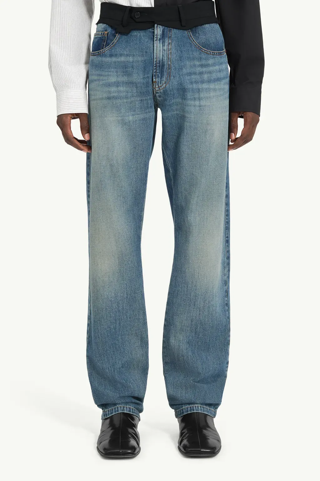 Replaced Waist Jeans