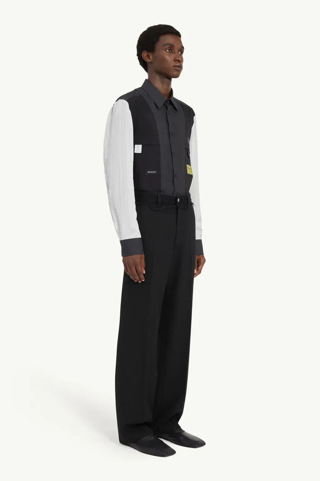 Replaced Waist Wool Trousers